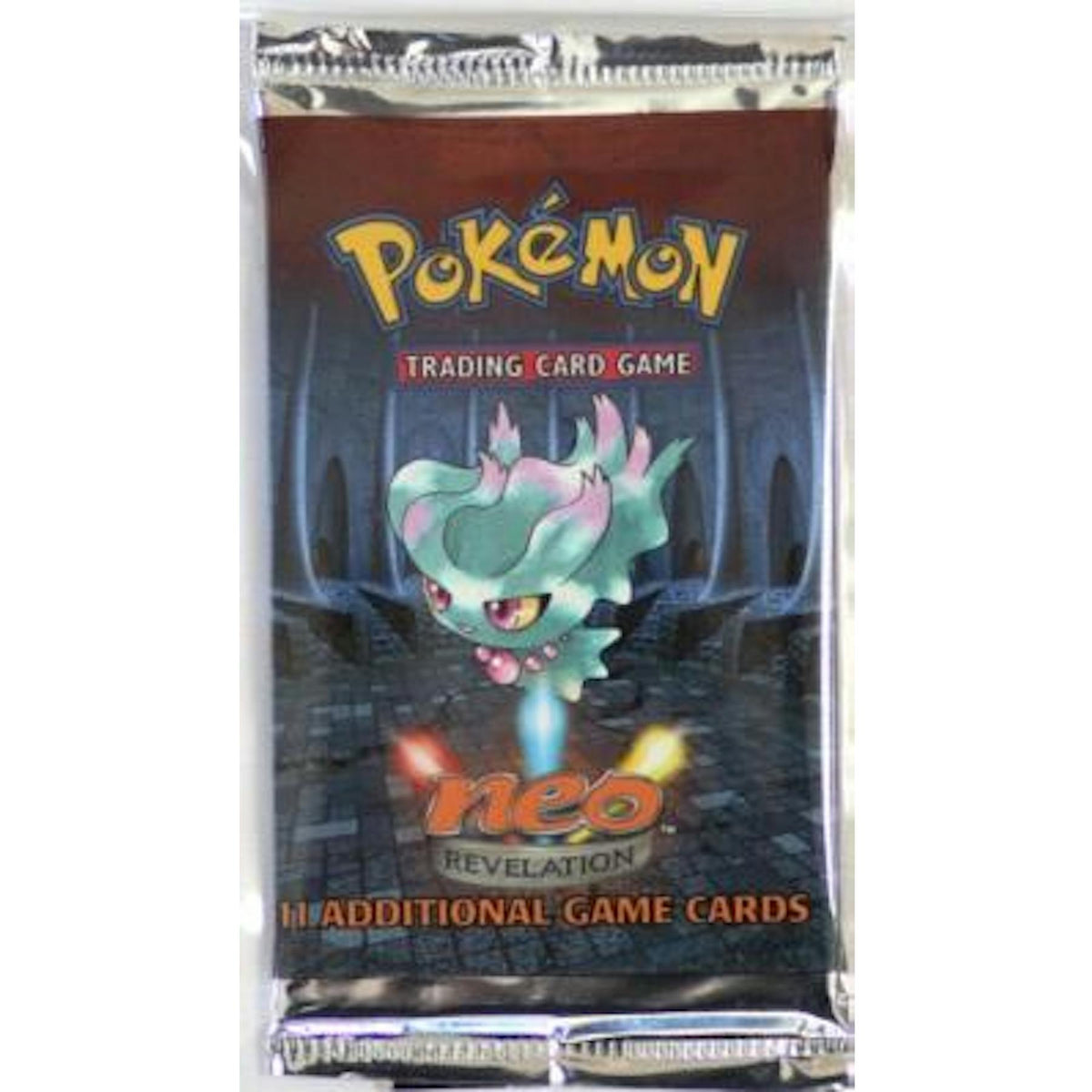WOTC Pokemon Neo 3 Revelation Booster Pack MISDREAVUS Art UNWEIGHED