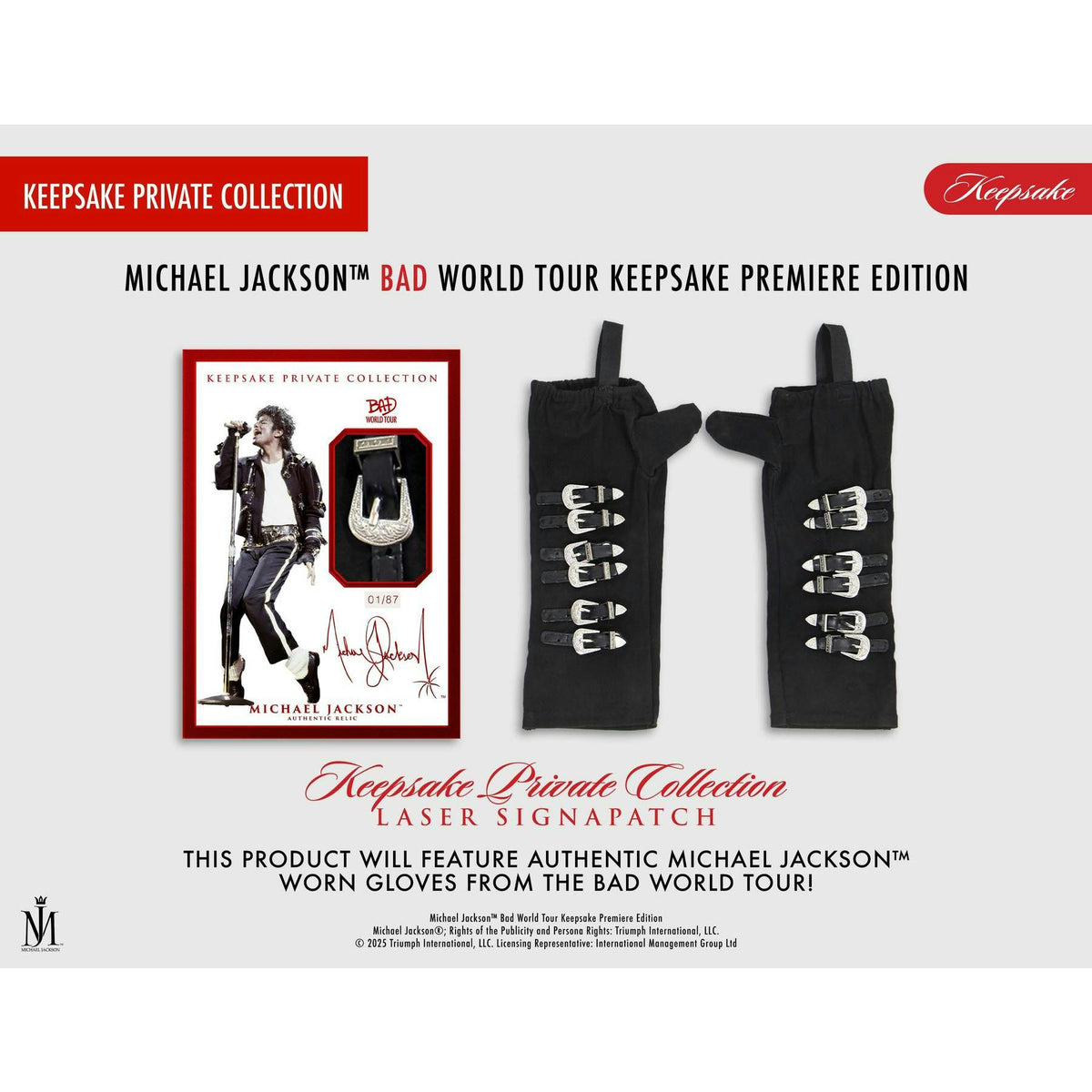 2025 Michael Jackson Bad World Tour Keepsake Premiere Edition Hobby 10-Box Case
