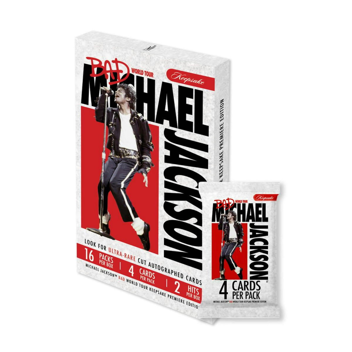 2025 Michael Jackson Bad World Tour Keepsake Premiere Edition Hobby 10-Box Case