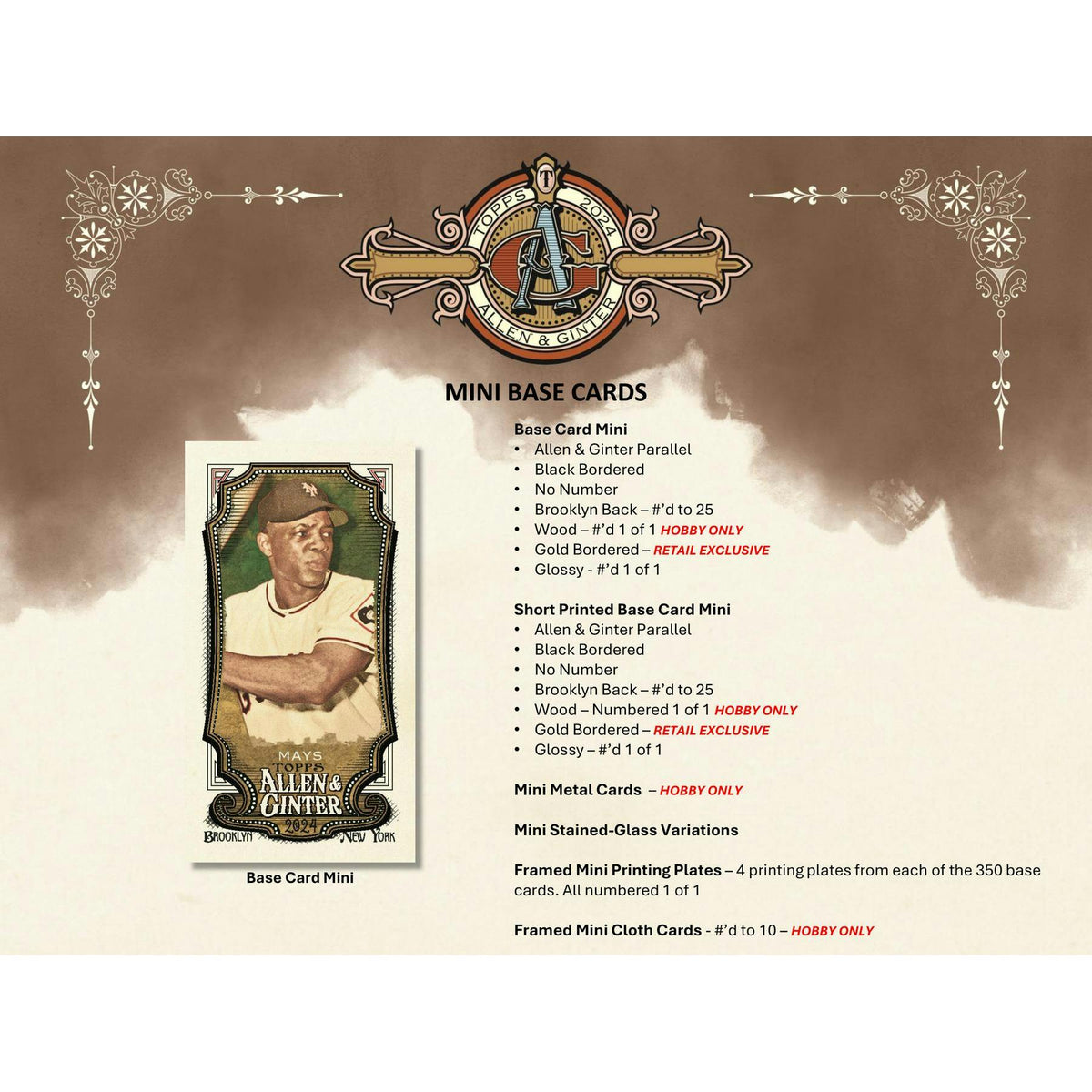 2024 Topps Allen & Ginter Baseball Hobby Pack