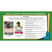 2024 Topps Archives Baseball Hobby Box