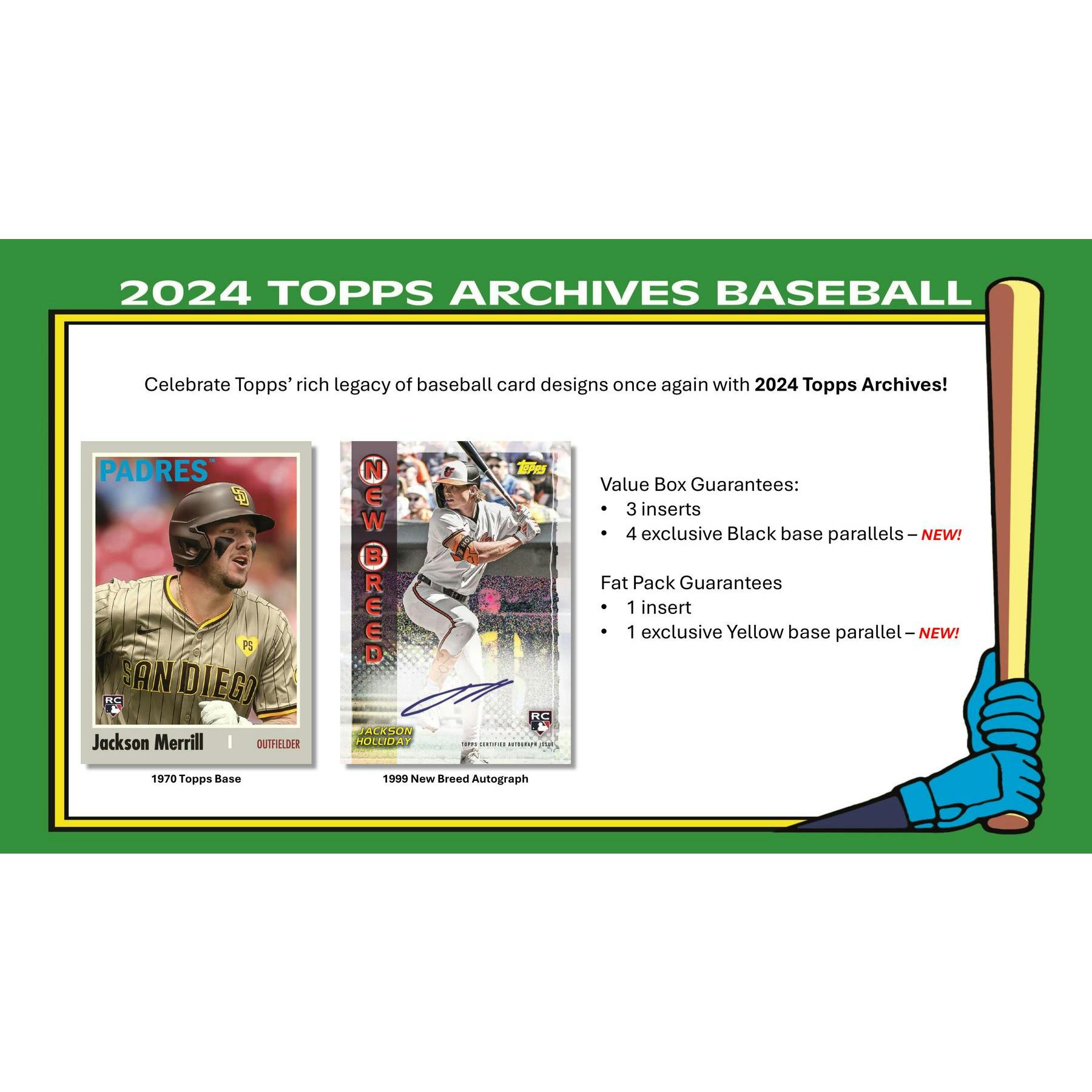 2024 Topps Archives Baseball Blaster Box