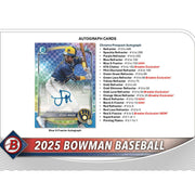 2025 Bowman Baseball Delight Box