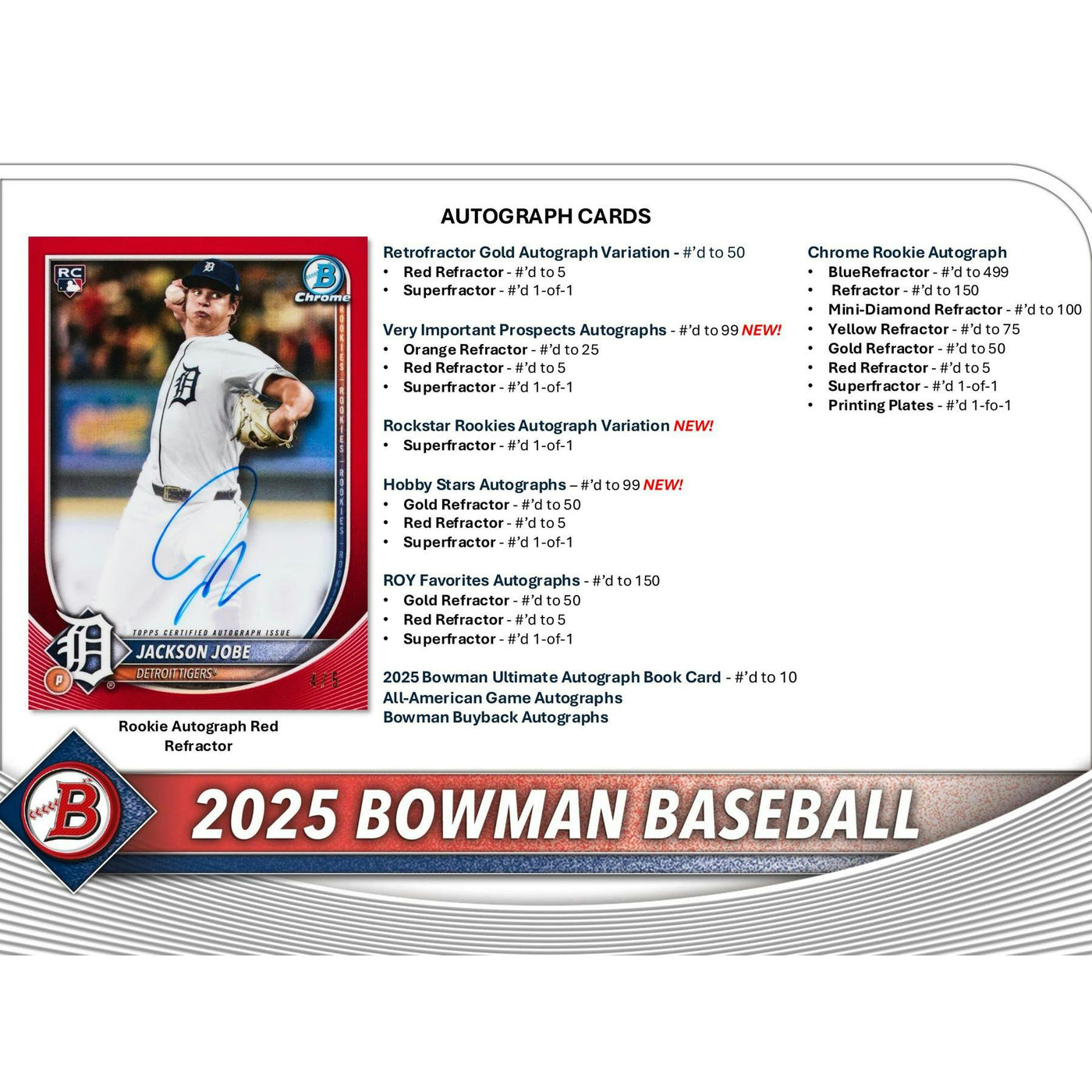 2025 Bowman Baseball Delight Box