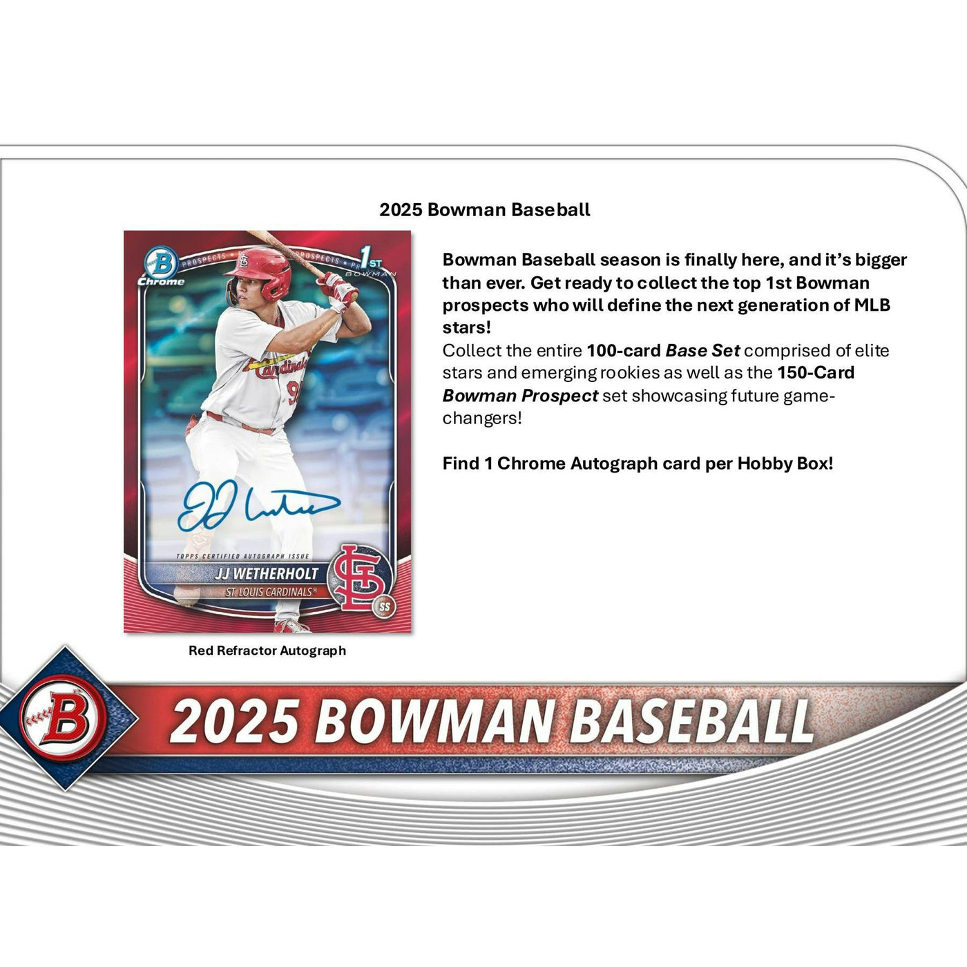 2025 Bowman Baseball Hobby 12-Box Case