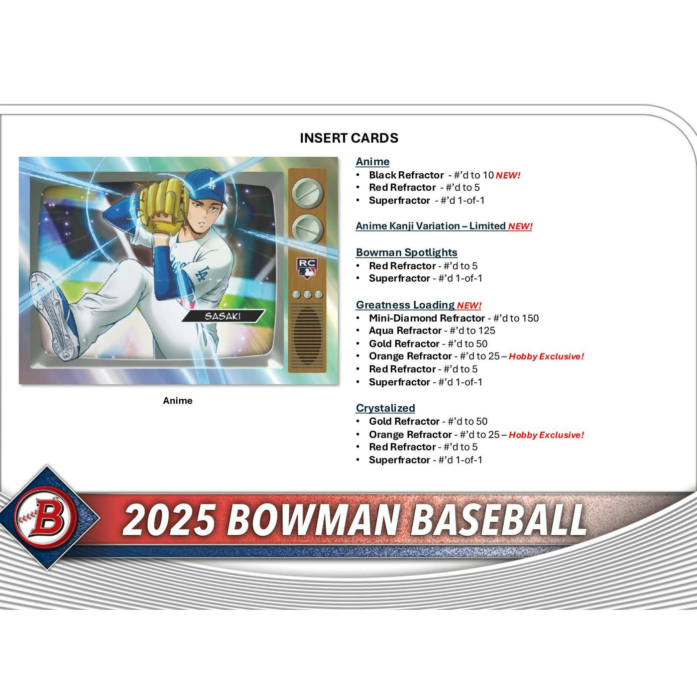2025 Bowman Baseball Hobby 12-Box Case