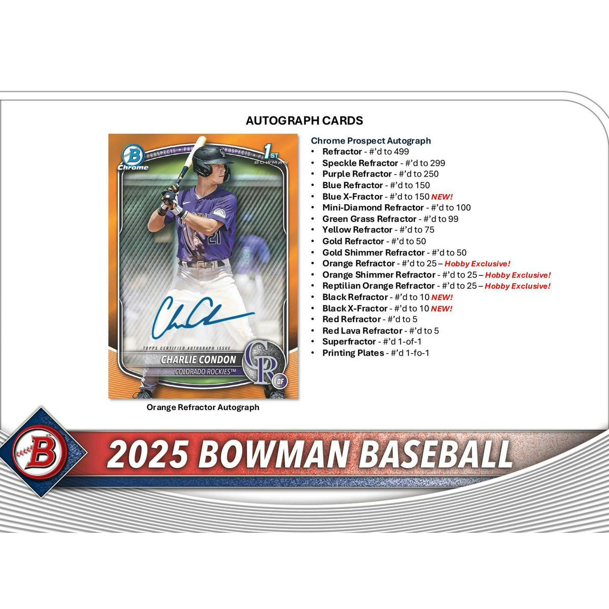 2025 Bowman Baseball Hobby 12-Box Case