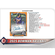 2025 Bowman Baseball Hobby Box