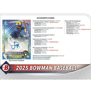 2025 Bowman Baseball Hobby Box