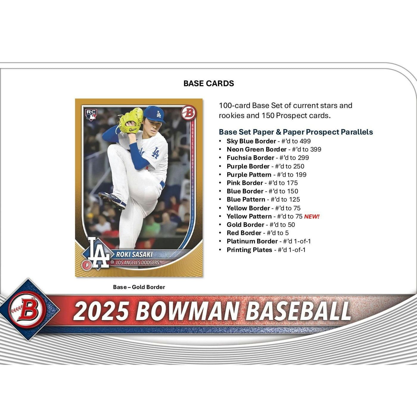 2025 Bowman Baseball Hobby Jumbo Box