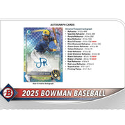 2025 Bowman Baseball Hobby Jumbo Box