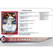 2025 Bowman Baseball Hobby Jumbo Box