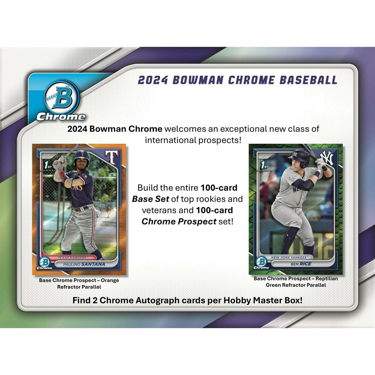 2024 Bowman Chrome Baseball Hobby 12-Box Case