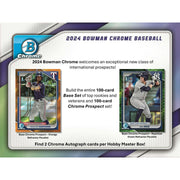 2024 Bowman Chrome Baseball Hobby 12-Box Case
