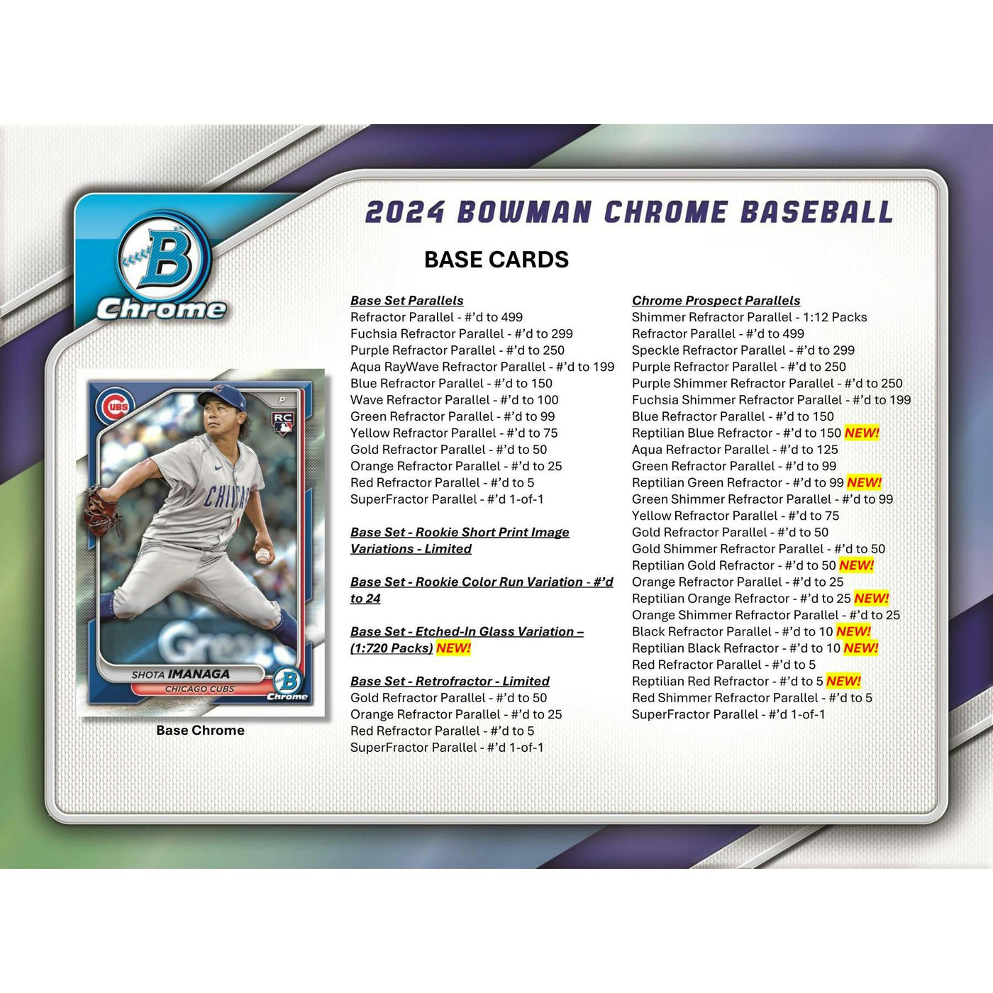 2024 Bowman Chrome Baseball Hobby 12-Box Case