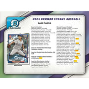 2024 Bowman Chrome Baseball Hobby 12-Box Case