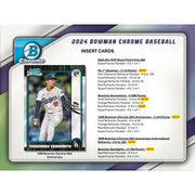 2024 Bowman Chrome Baseball Hobby Box
