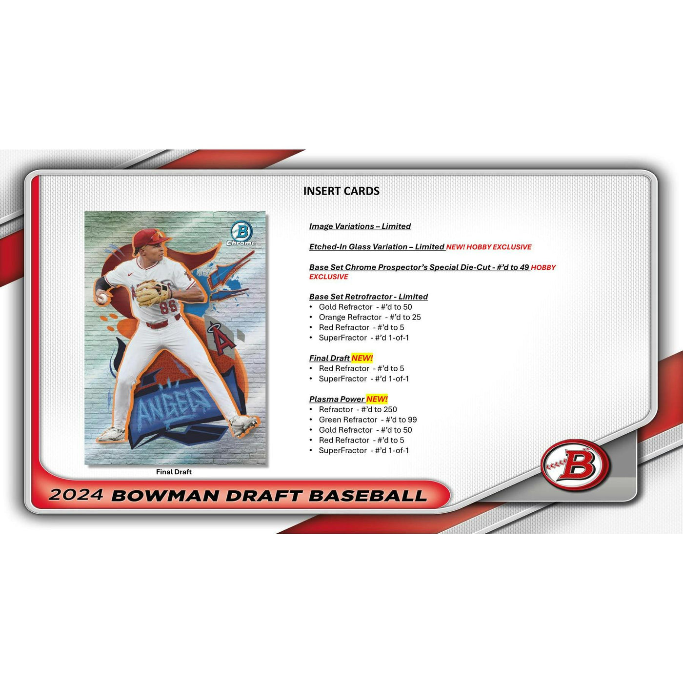 2024 Bowman Draft Baseball Hobby Jumbo 8-Box Case