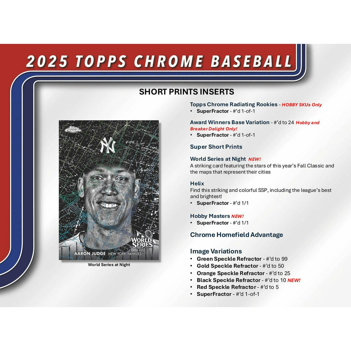 2025 Topps Chrome Baseball Hobby Box