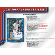 2025 Topps Chrome Baseball Hobby Pack
