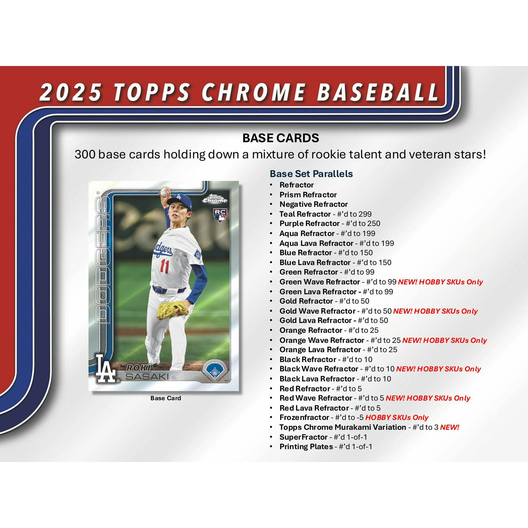 2025 Topps Chrome Baseball Hobby Jumbo Pack