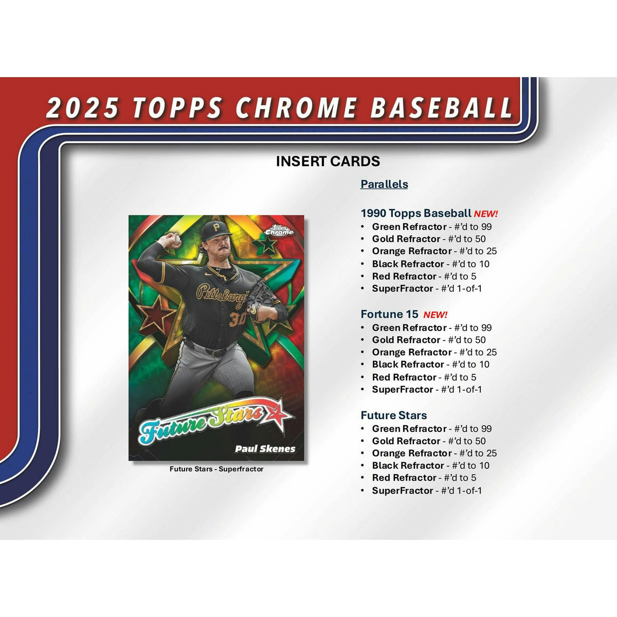 2025 Topps Chrome Baseball Hobby Jumbo Pack