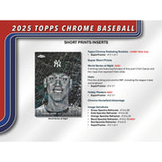 2025 Topps Chrome Baseball Hobby Jumbo Pack