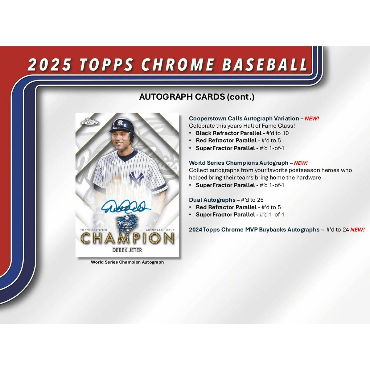 2025 Topps Chrome Baseball Blaster Box
