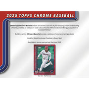 2025 Topps Chrome Baseball Blaster Pack