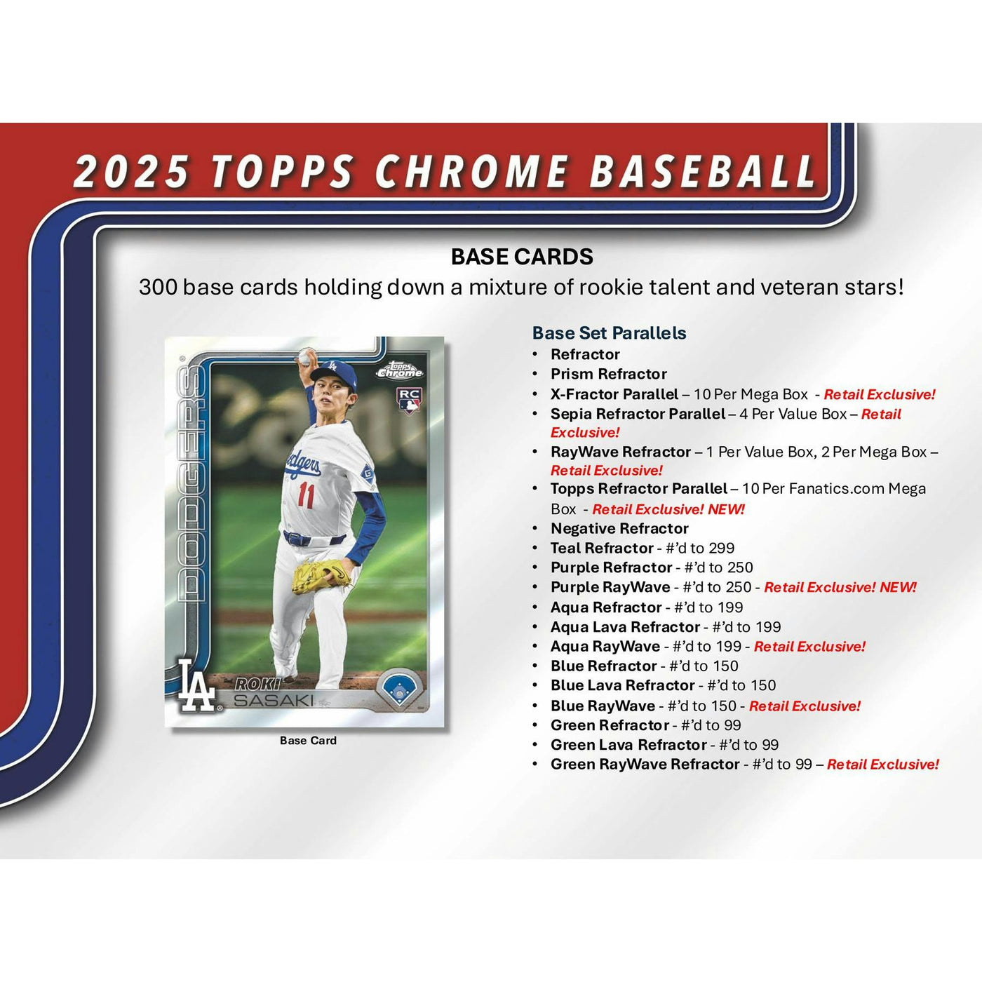 2025 Topps Chrome Baseball Blaster Pack