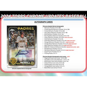 2024 Topps Chrome Update Series Baseball Mega Box
