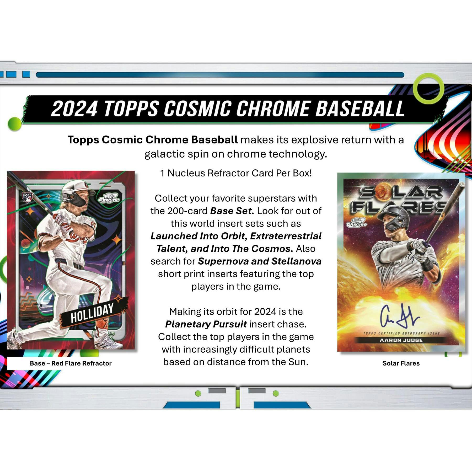 2024 Topps Cosmic Chrome Baseball Hobby Box