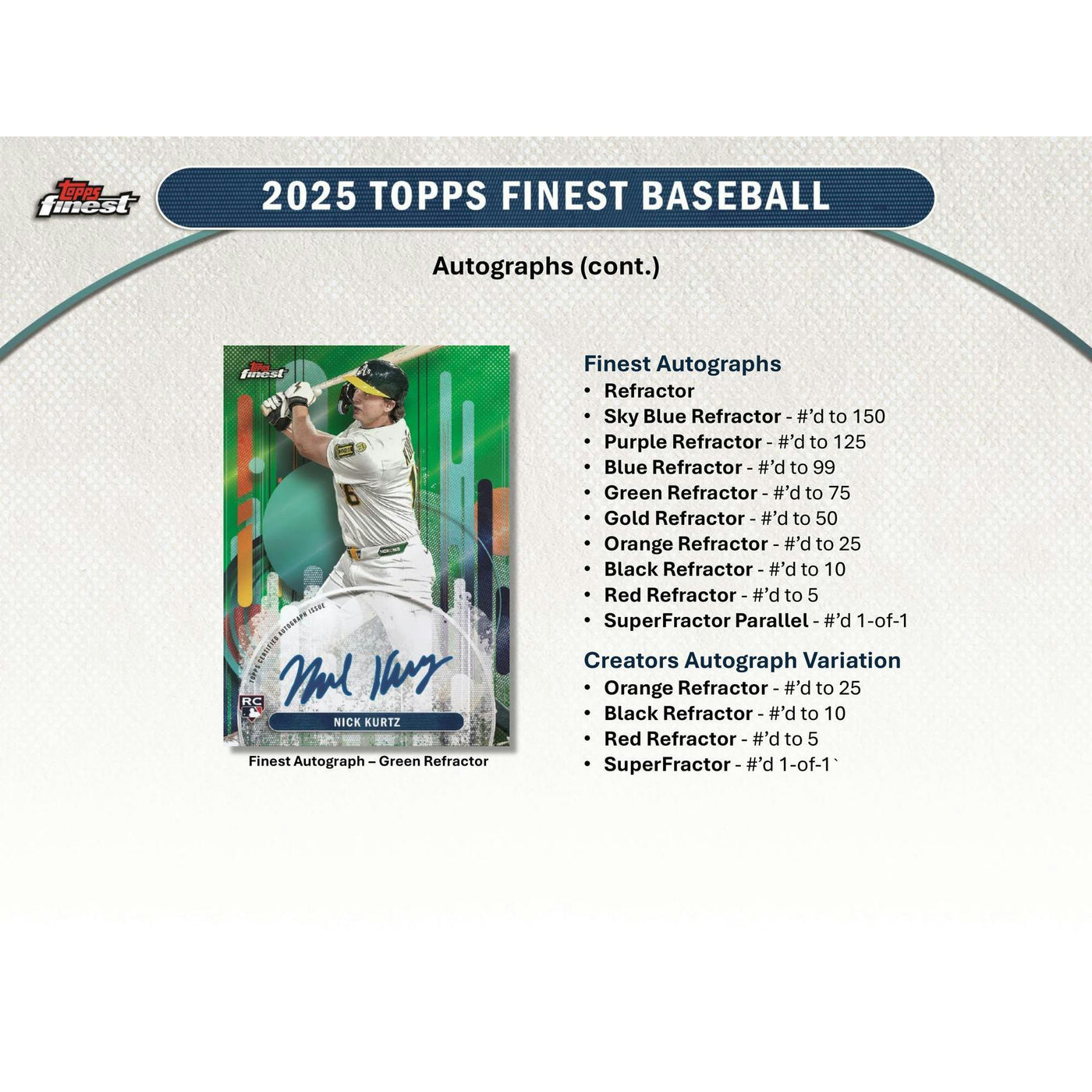 2025 Topps Finest Baseball Hobby 8-Box Case