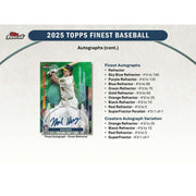 2025 Topps Finest Baseball Hobby Box