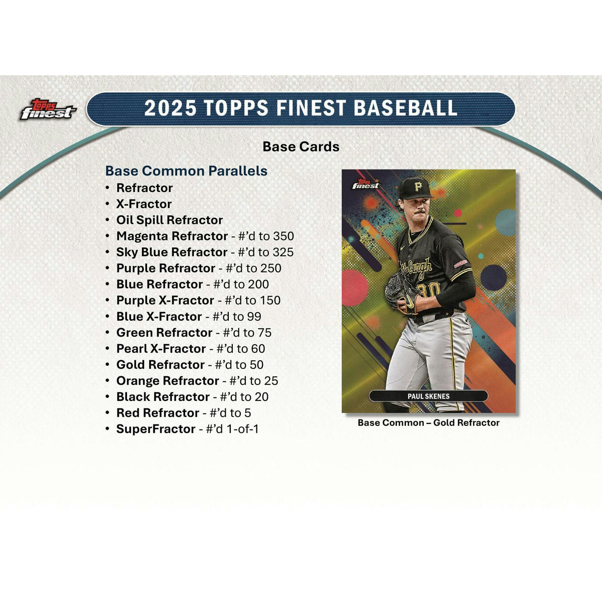 2025 Topps Finest Baseball Hobby 8-Box Case