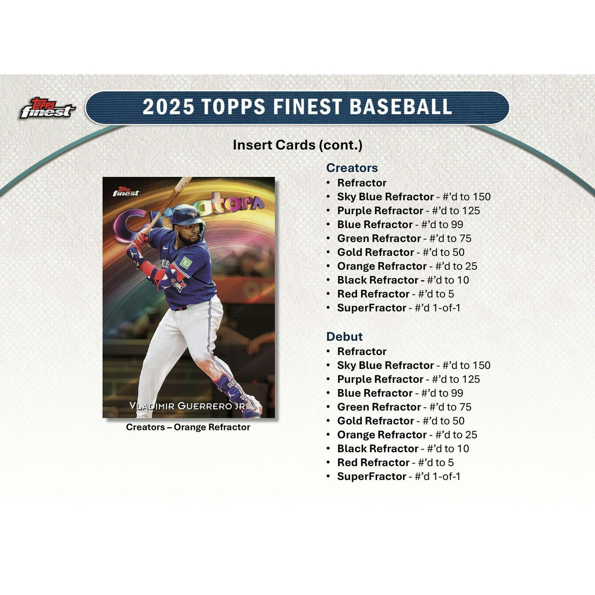 2025 Topps Finest Baseball Hobby 8-Box Case
