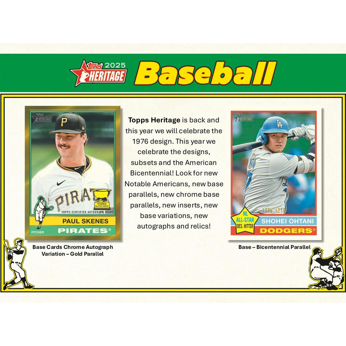 2025 Topps Heritage Baseball Blaster Box