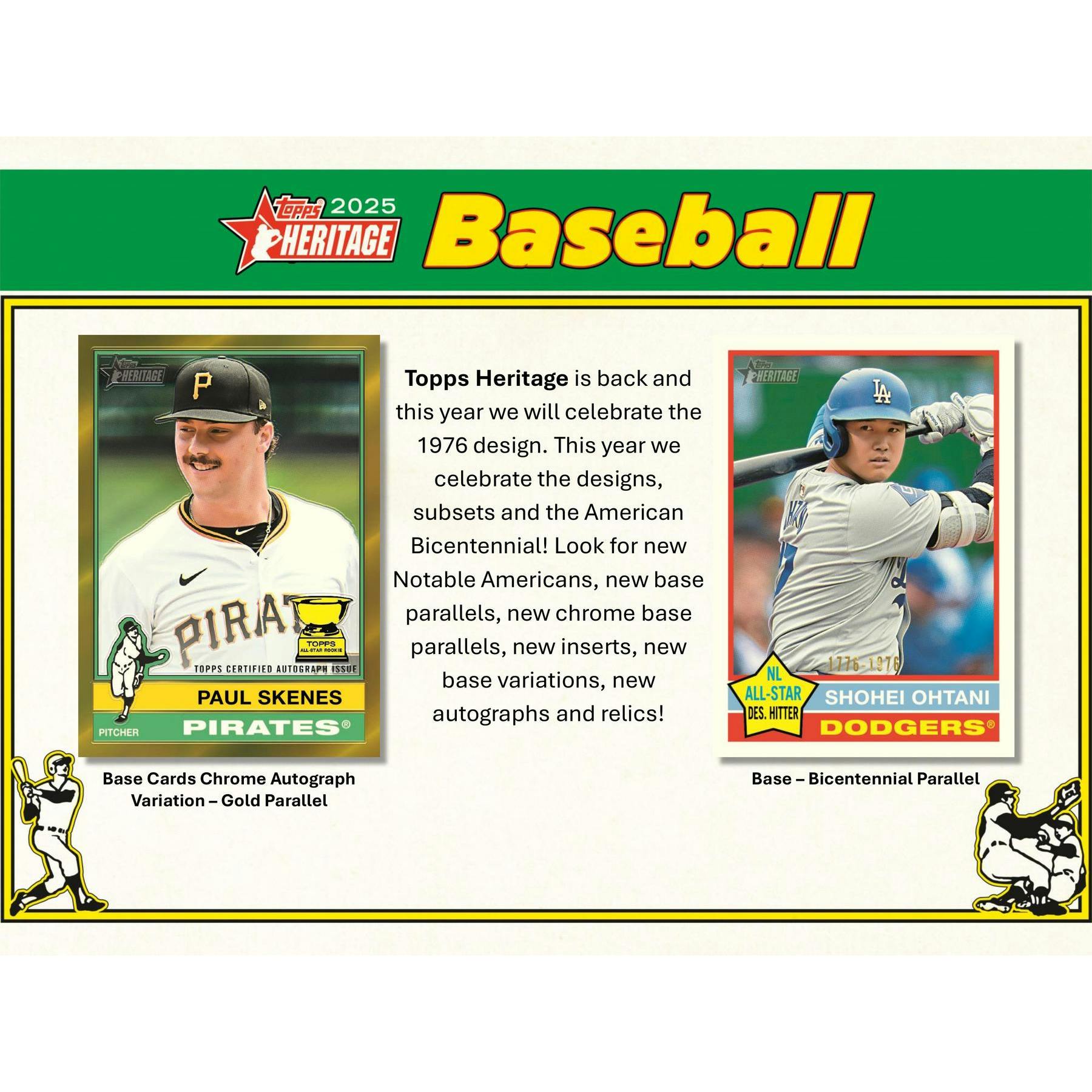 2025 Topps Heritage Baseball Mega Pack