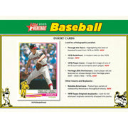 2025 Topps Heritage Baseball Mega Box