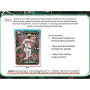 2024 Topps Holiday Baseball Tin Case (6 Ct.)