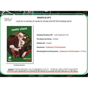 2024 Topps Holiday Baseball Tin