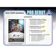 2024 Topps Pro Debut Baseball Hobby Box