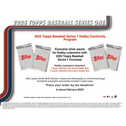 2025 Topps Series 1 Baseball Hobby Pack