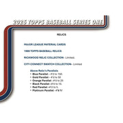 2025 Topps Series 1 Baseball Hobby Box