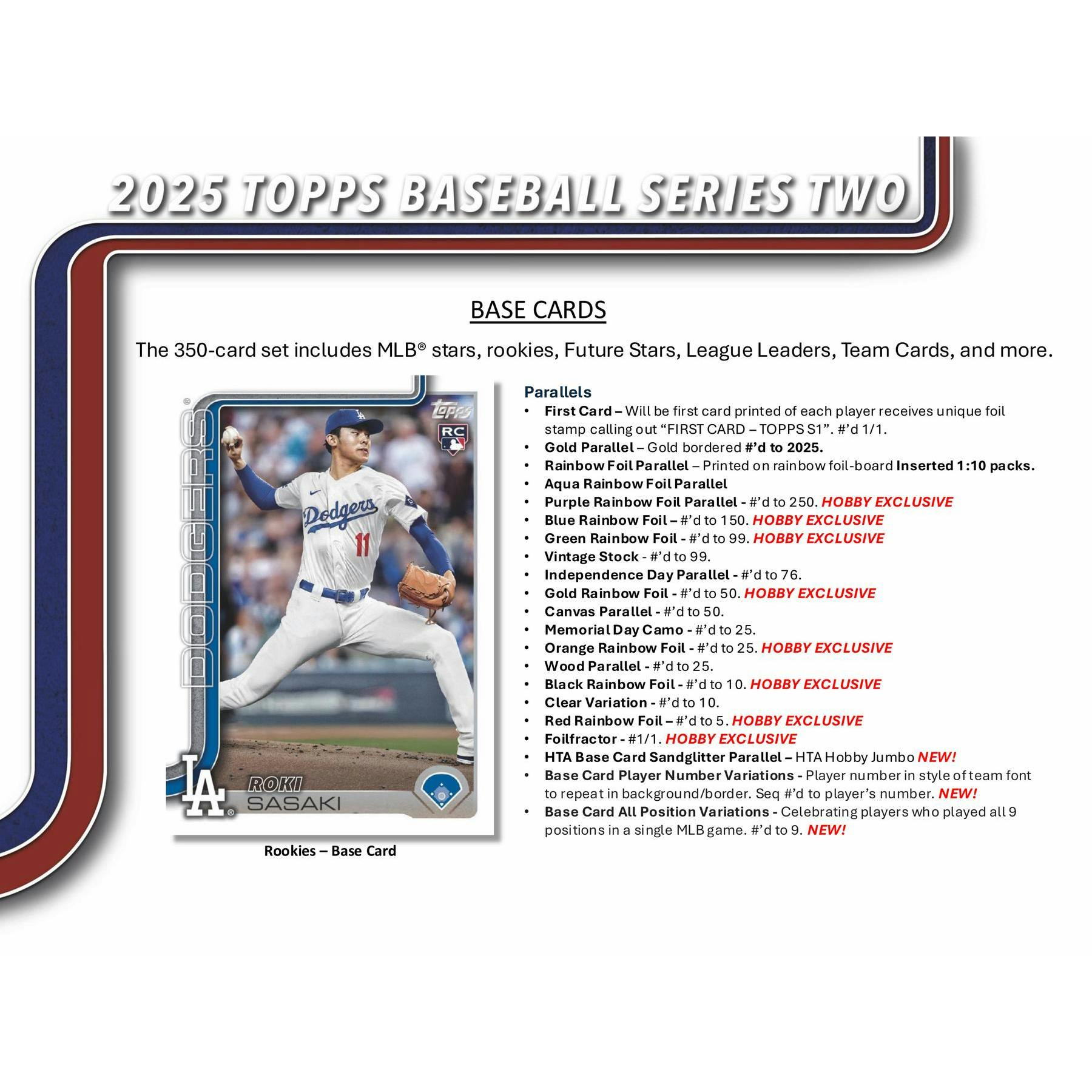 2025 Topps Series 2 Baseball Hobby Jumbo Box (Slightly Damaged)