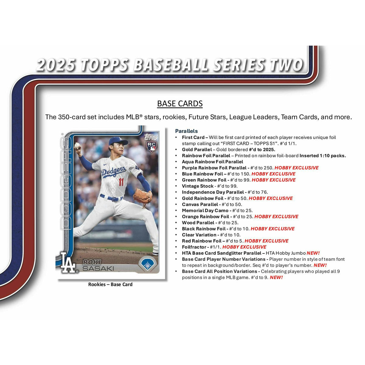 2025 Topps Series 2 Baseball Hobby Jumbo 6-Box Case