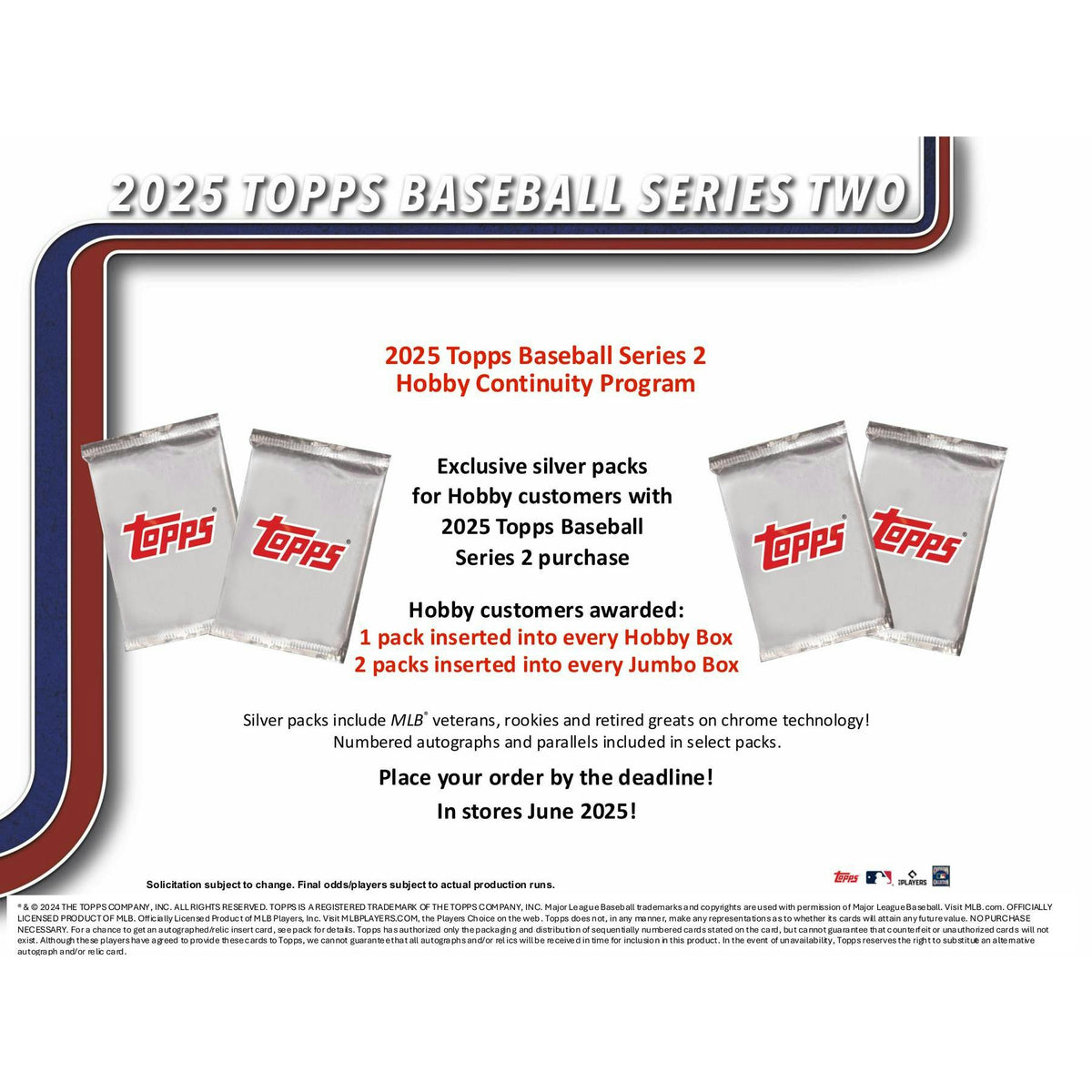 2025 Topps Series 2 Fanatics Fest NYC Exclusive Baseball Hobby Pack