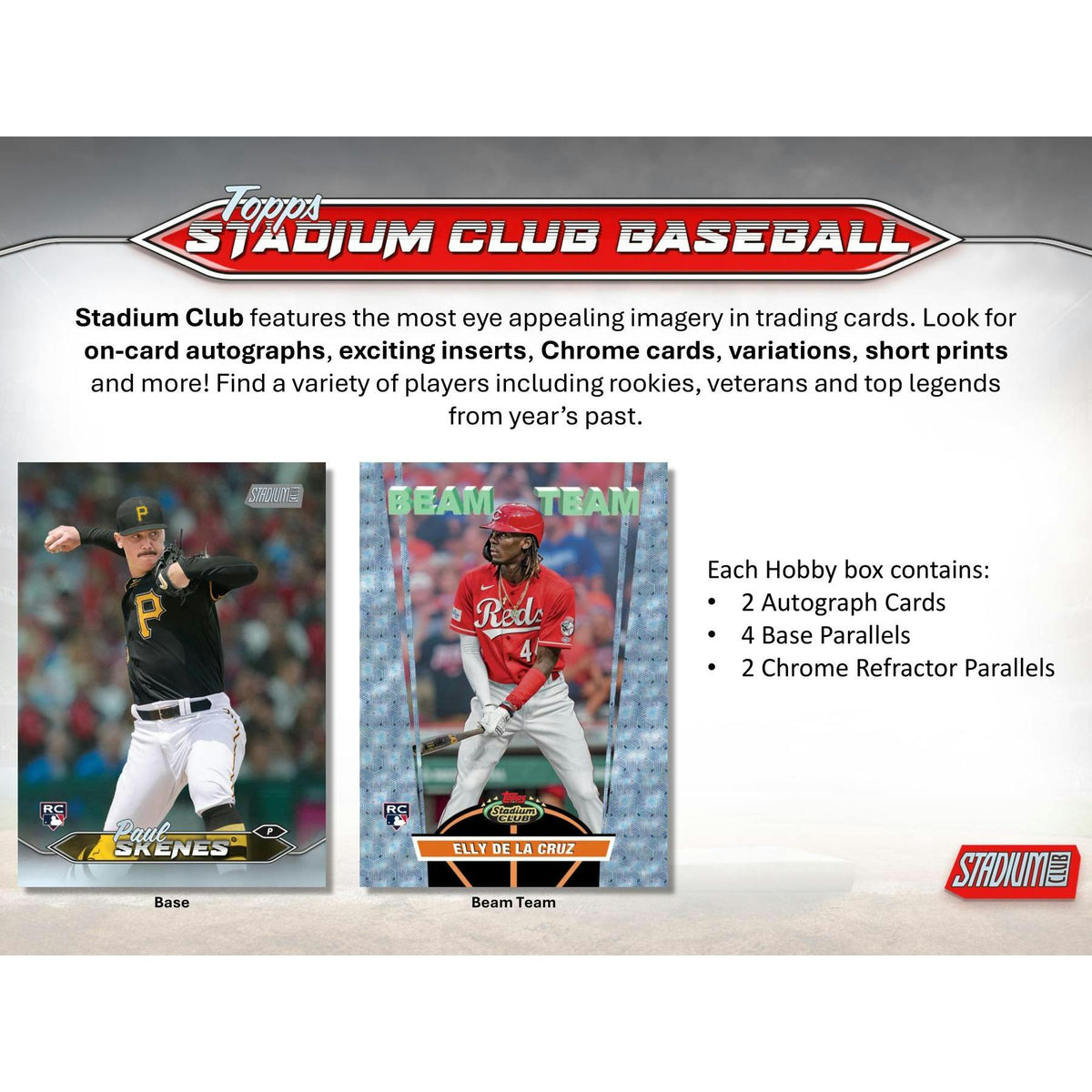 2024 Topps Stadium Club Baseball Hobby 16-Box Case