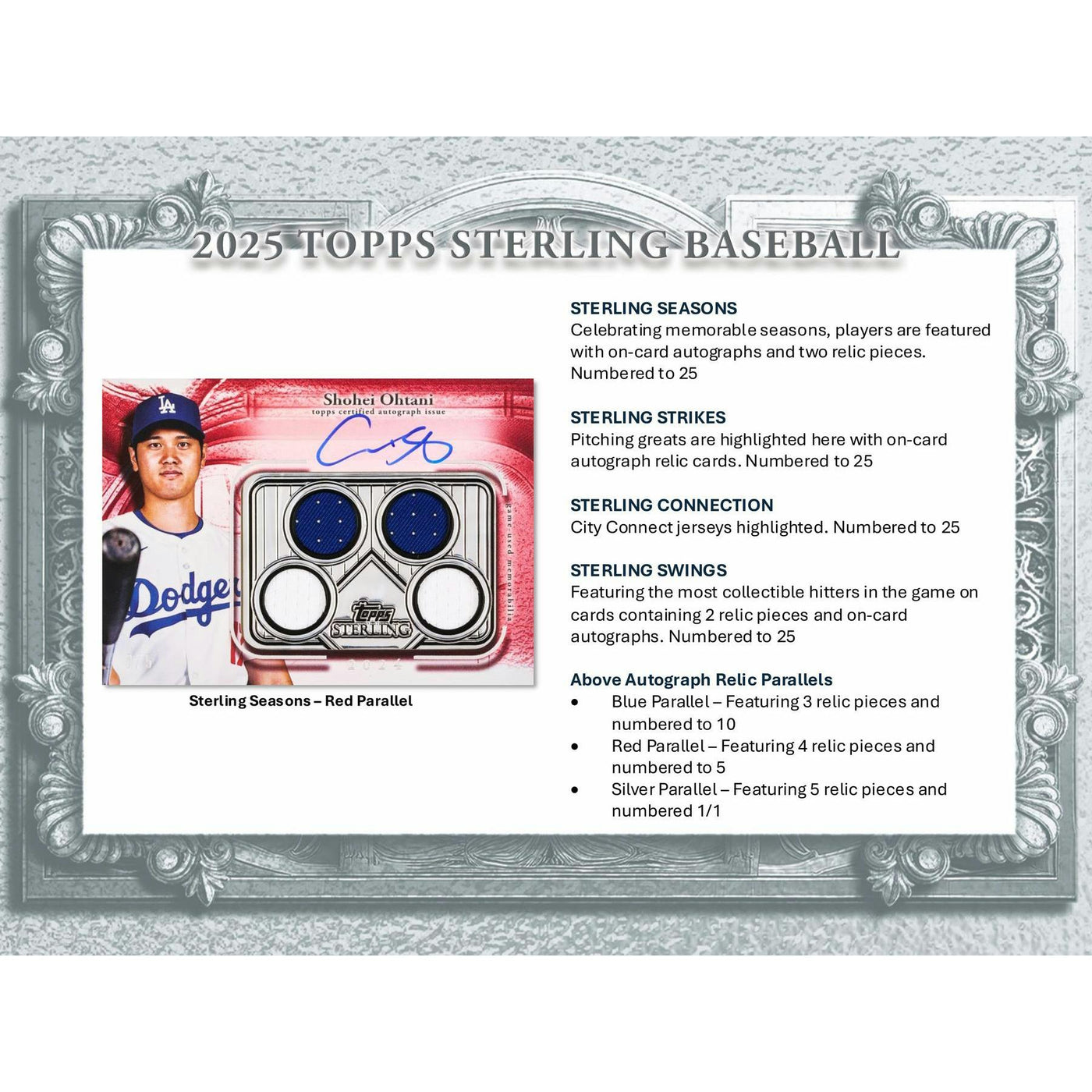 2025 Topps Sterling Baseball Hobby Box