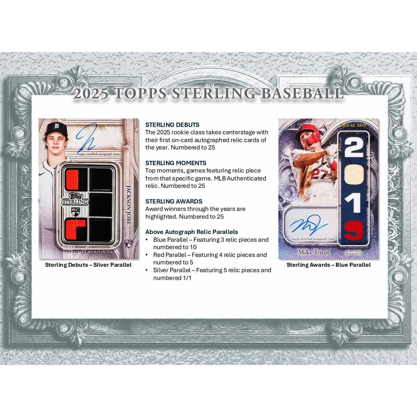2025 Topps Sterling Baseball Hobby Box